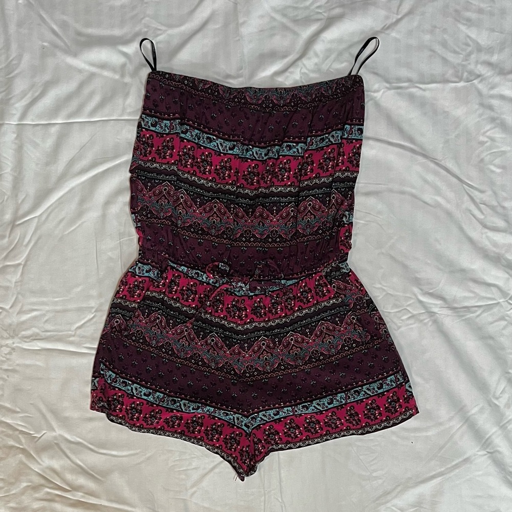 Forever 21 patterned romper, flowy, light